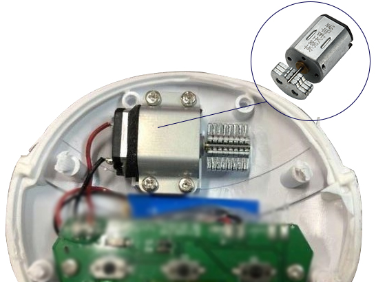 硅胶洁面仪电机
