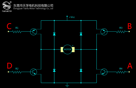 H桥驱动电机电路